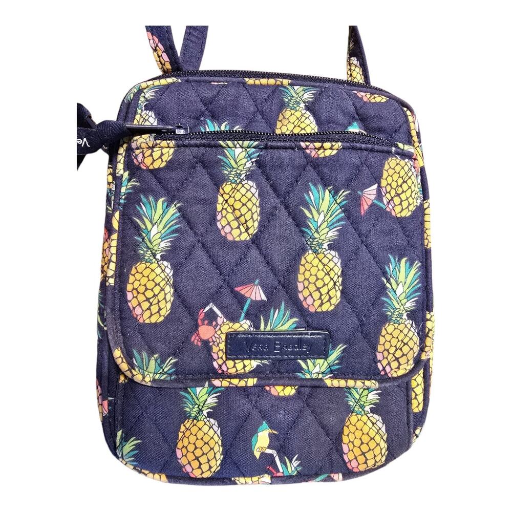 Vera Bradley Mini Hipster Crossbody in Toucan Party Bird Pineapple Paradise